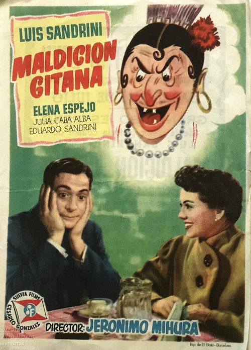 Movie poster for Maldición gitana (1953)