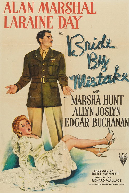 Movie poster for Bride by Mistake (1944)