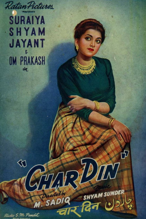 Movie poster for Char Din (1949)