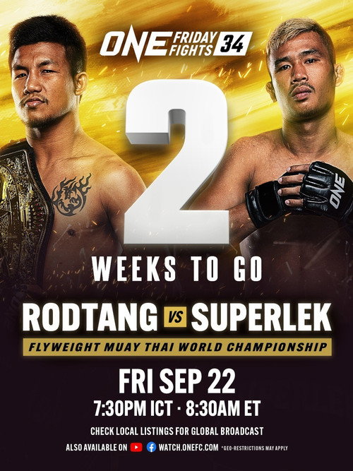 Movie poster for ONE Friday Fights 34: Rodtang vs. Superlek (2023)