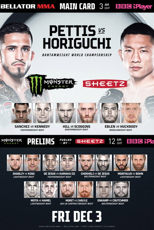 Movie poster for Bellator 272: Pettis vs. Horiguchi (2021)