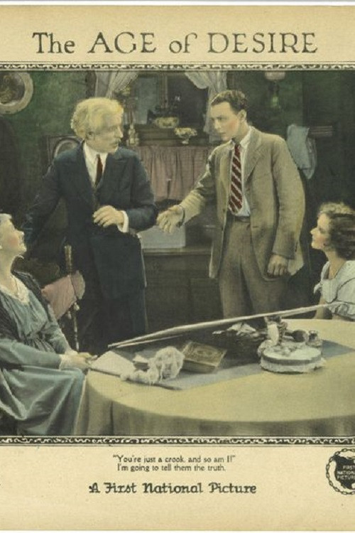 Movie poster for The Age of Desire (1923)