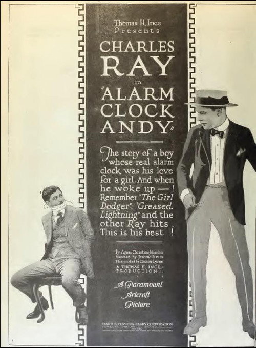 Movie poster for Alarm Clock Andy (1920)