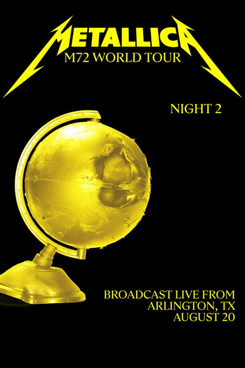 Movie poster for Metallica: M72 World Tour Live from Texas - Night 2 (2023)