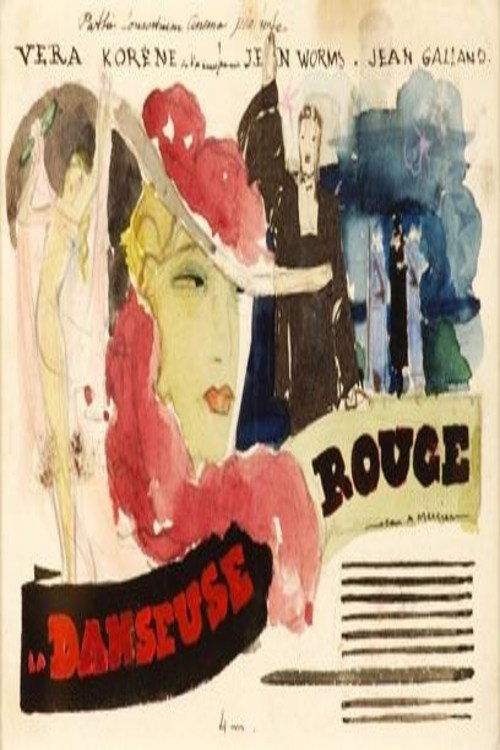 Movie poster for La Danseuse rouge (1937)