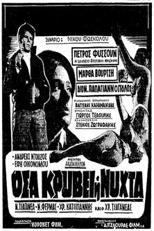 Movie poster for What the Night Hides (1963)