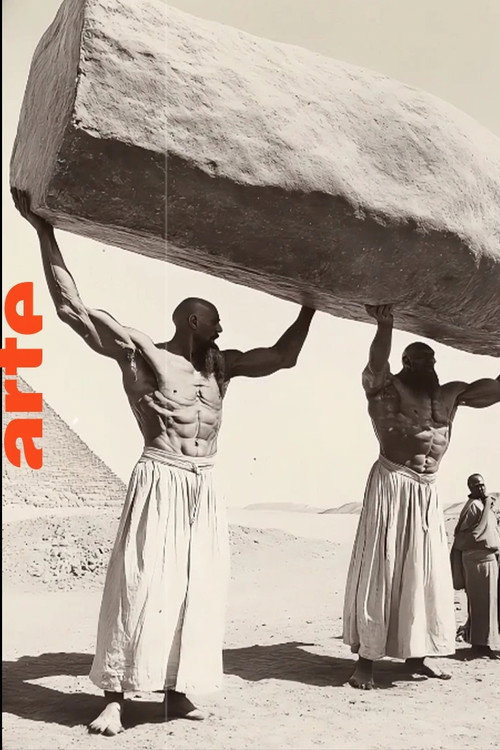 Movie poster for Behind the scenes AI and the mystery of the pyramids (2025)