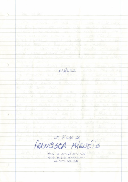 Movie poster for Ausência (2021)