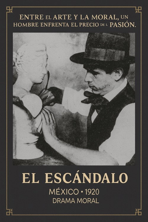 Movie poster for El escándalo (1920)