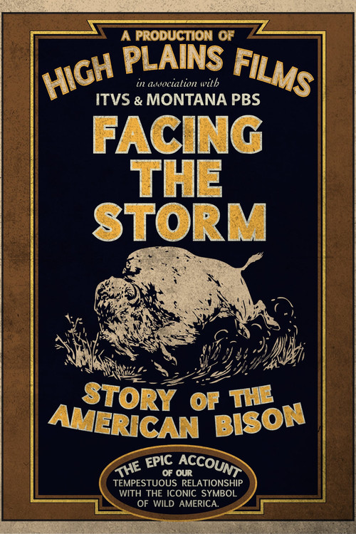 Movie poster for Facing the Storm: Story of the American Bison (2010)
