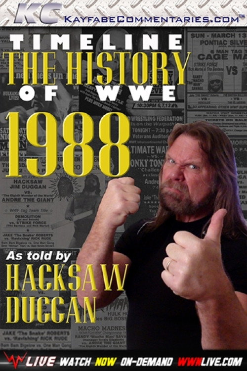 Movie poster for Timeline The History of WWE – 1988 – As Told By Hacksaw Duggan (2010)