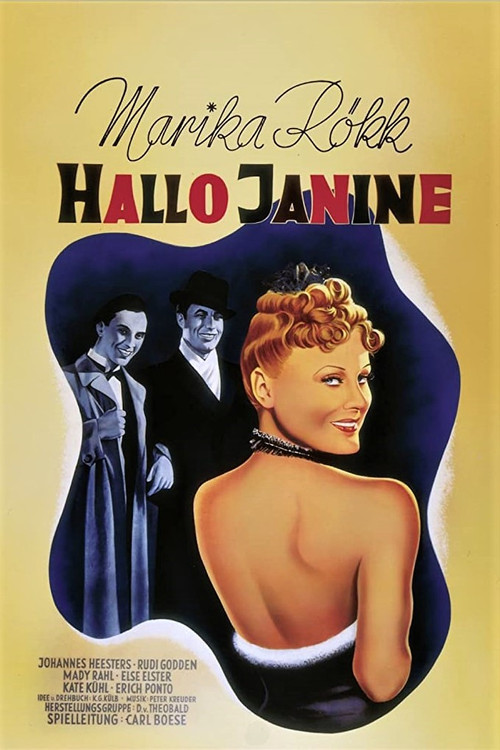Movie poster for Hallo Janine (1939)