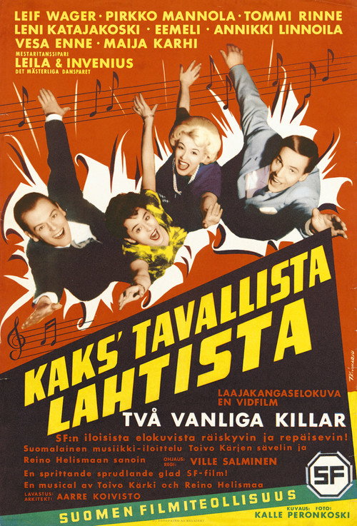 Movie poster for Kaks' tavallista Lahtista (1960)