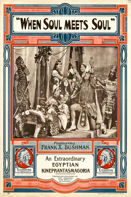 Movie poster for When Soul Meets Soul (1913)