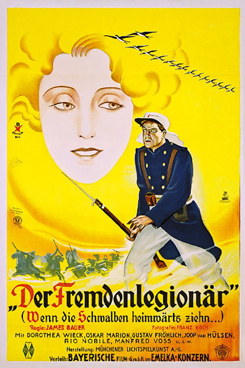 Movie poster for Der Fremdenlegionär (1928)