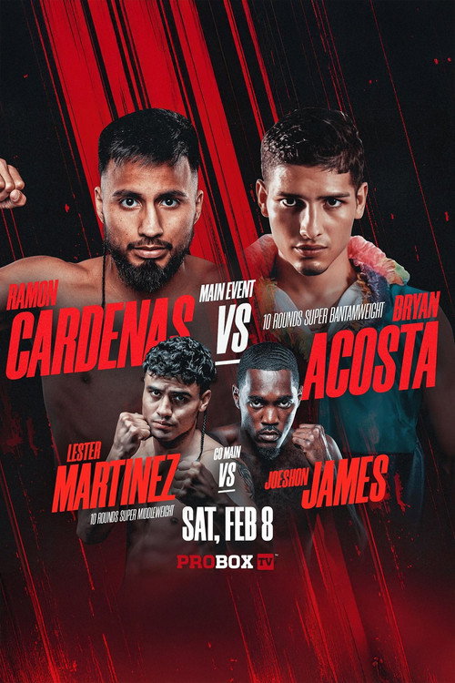 Movie poster for Ramon Cardenas vs. Bryan Acosta (2025)
