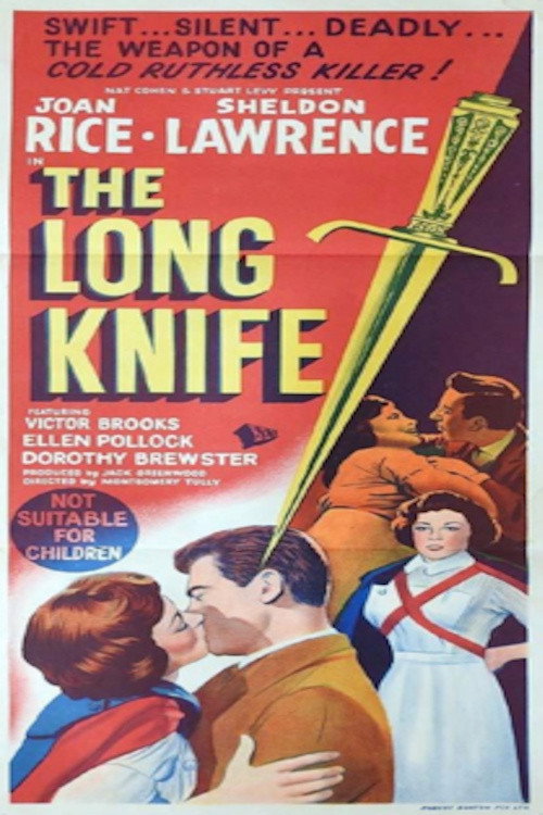 Movie poster for The Long Knife (1958)