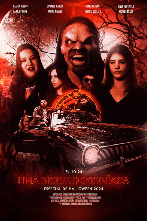 Movie poster for Uma Noite Demoníaca (2024)