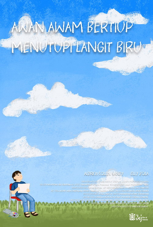Movie poster for Awan Awam Bertiup Menutupi Langit Biru (2023)