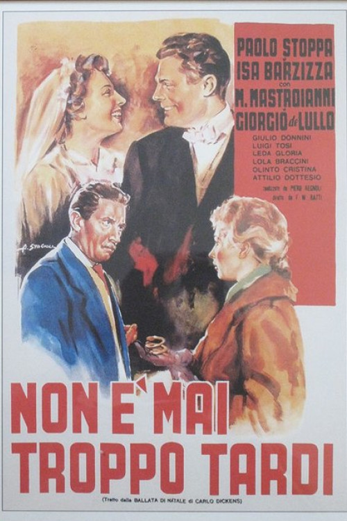 Movie poster for It's Never Too Late (1953)