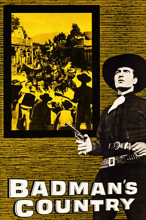 Movie poster for Badman's Country (1958)