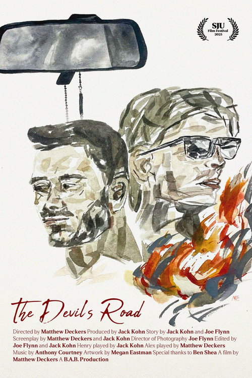 Movie poster for The Devil's Road (2025)