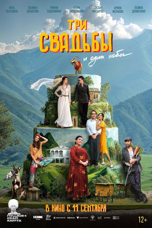 Movie poster for Three Weddings and One Escape (2025)