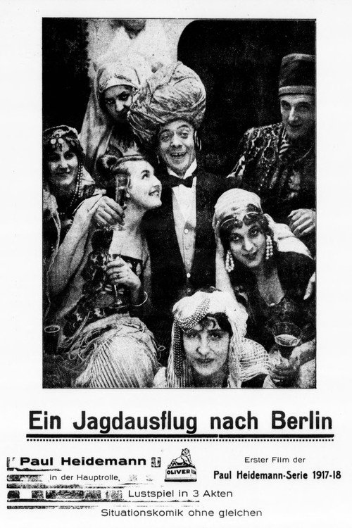Movie poster for Ein Jagdausflug nach Berlin (1917)