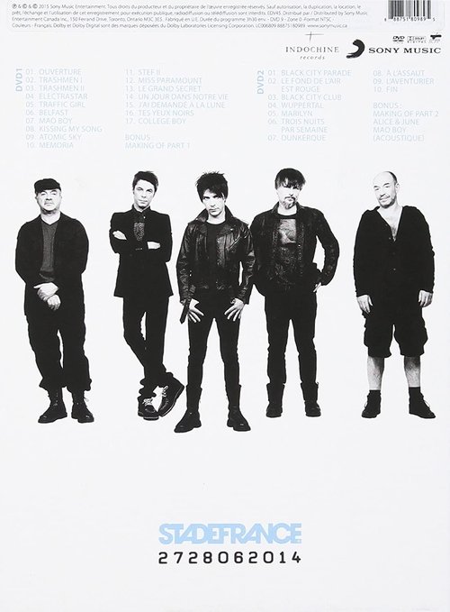 Movie poster for Indochine - Black City Concert - Stade de France 2014 (2014)