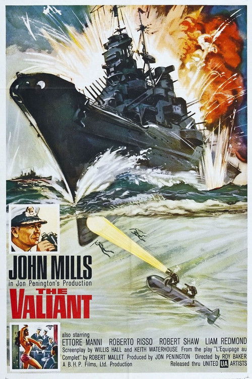 Movie poster for The Valiant (1962)