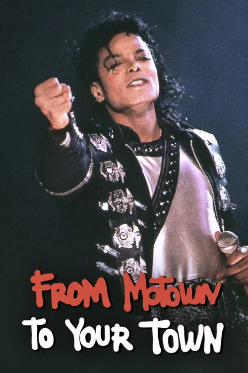Movie poster for Michael Jackson: From Motown To Your Town (1988)