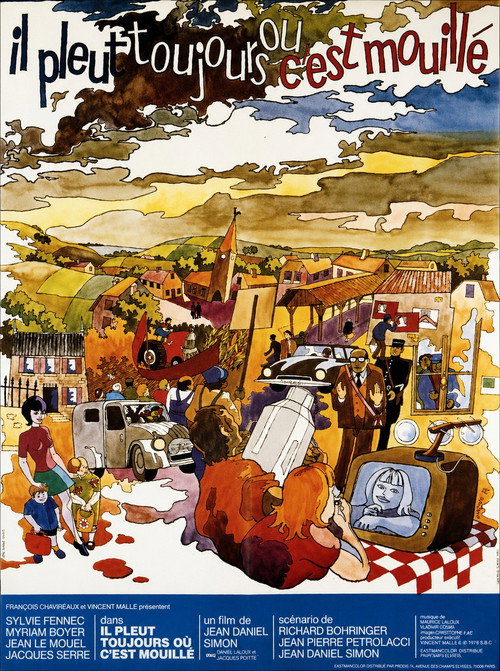 Movie poster for Il pleut toujours où c'est mouillé (1975)
