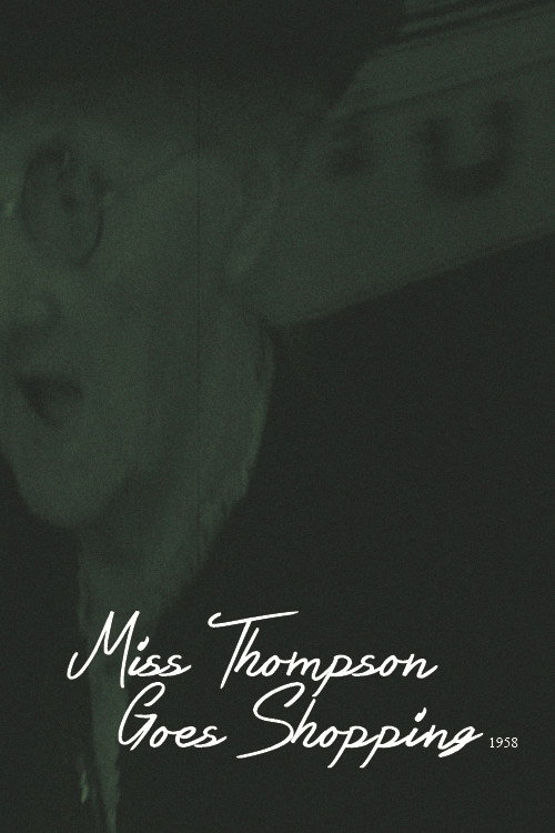 Movie poster for Miss Thompson Goes Shopping (1958)