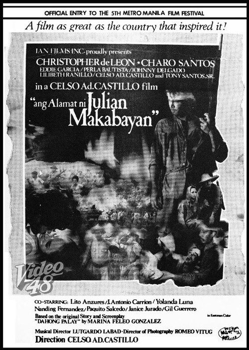 Movie poster for The Legend of Julian Makabayan (1979)