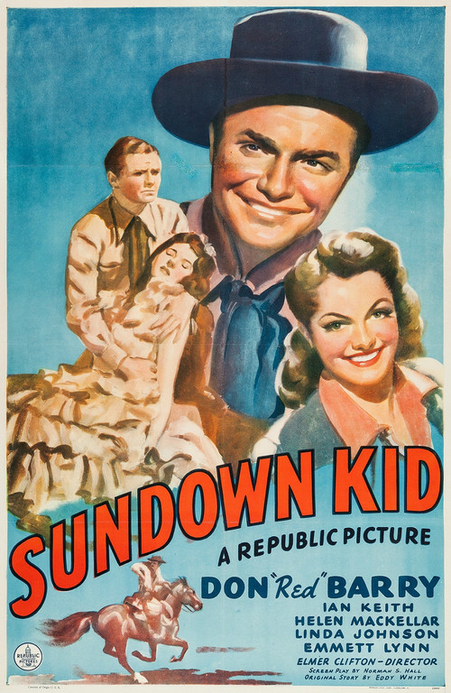 Movie poster for The Sundown Kid (1942)