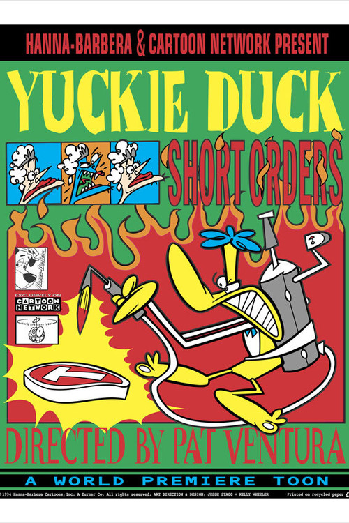 Movie poster for Yuckie Duck: Short Orders (1995)
