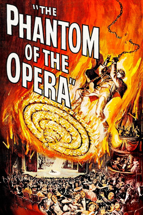 Movie poster for The Phantom of the Opera (1962)