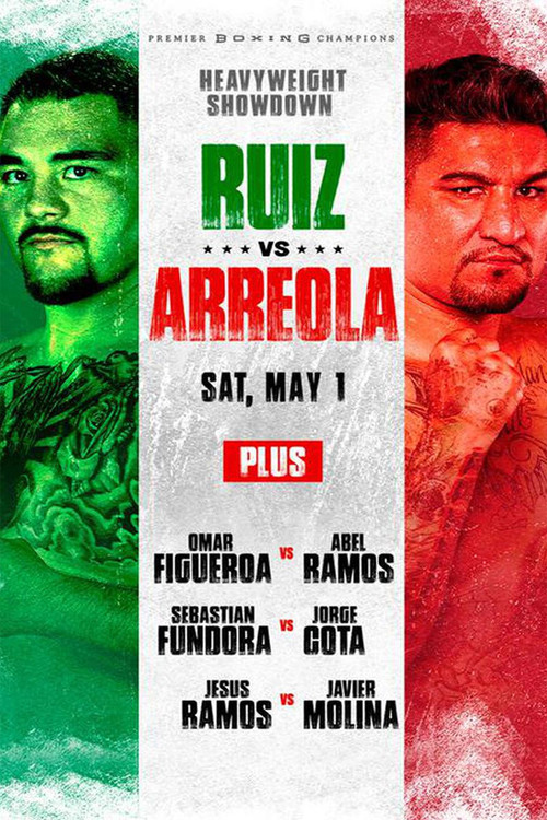 Movie poster for Andy Ruiz Jr. vs. Chris Arreola (2021)