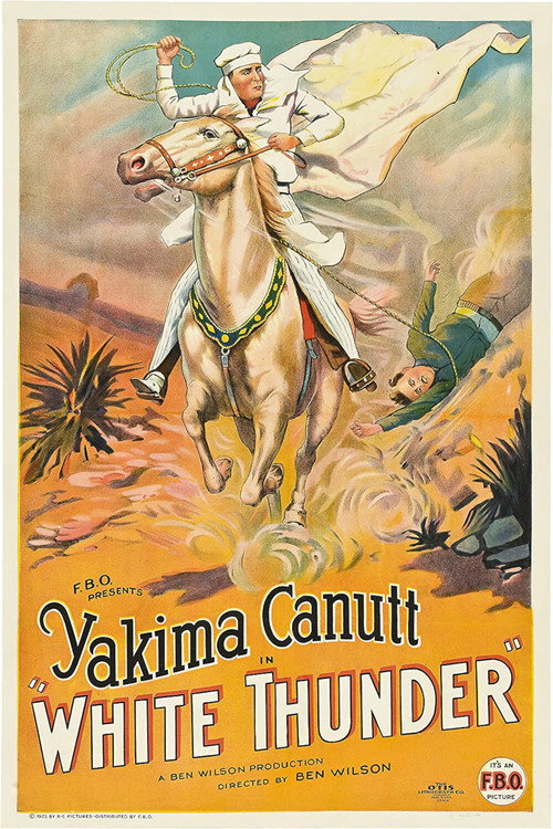 Movie poster for White Thunder (1925)