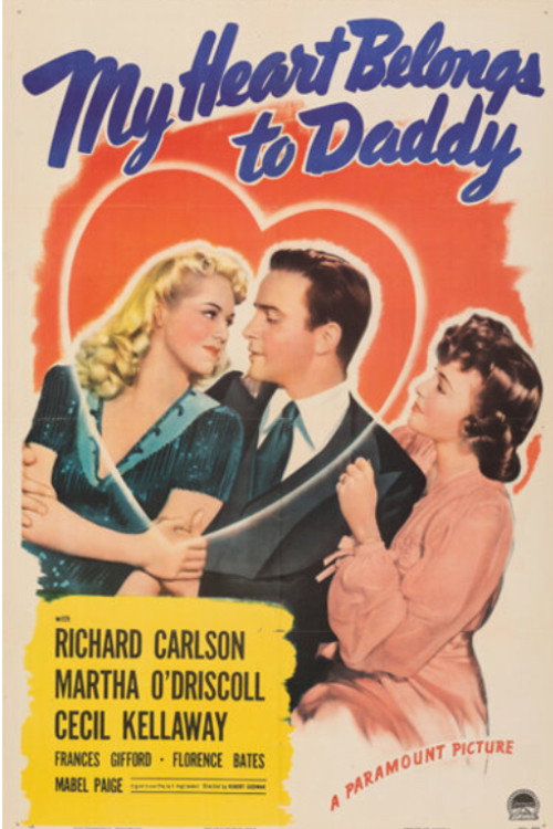 Movie poster for My Heart Belongs to Daddy (1942)