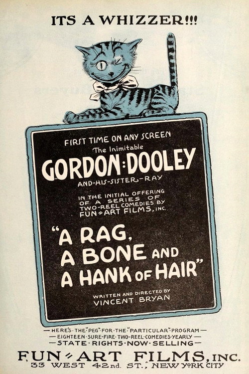 Movie poster for A Rag, a Bone and a Hank of Hair (1917)