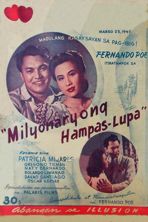 Movie poster for Milyonaryng Hampas-Lupa (1947)