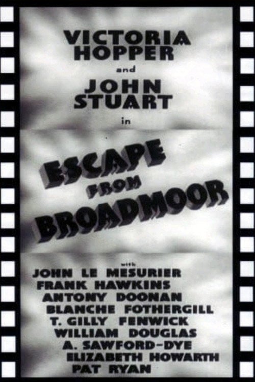 Movie poster for Escape from Broadmoor (1948)