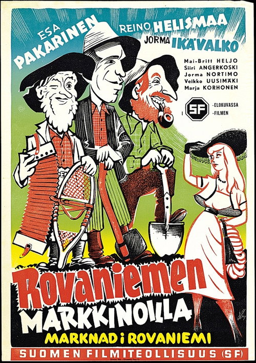 Movie poster for Rovaniemen markkinoilla (1951)
