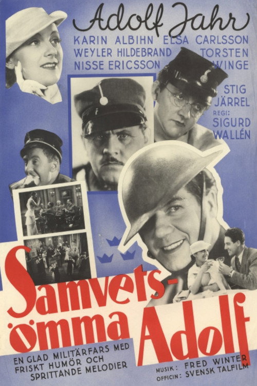 Movie poster for Samvetsömma Adolf (1936)