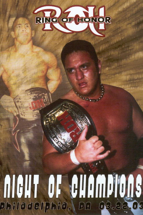 Movie poster for ROH: Night of Champions (2003)
