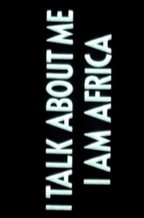 Movie poster for I Talk About Me, I Am Africa (1981)