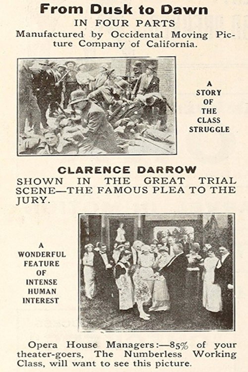 Movie poster for From Dusk To Dawn (1913)