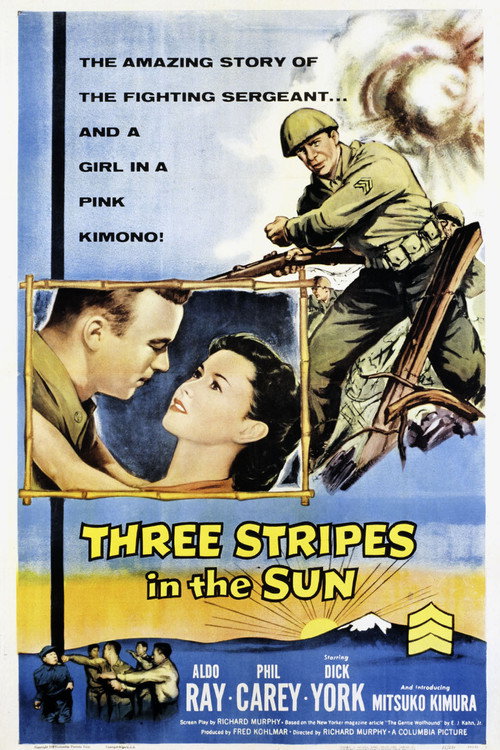 Movie poster for Three Stripes in the Sun (1955)