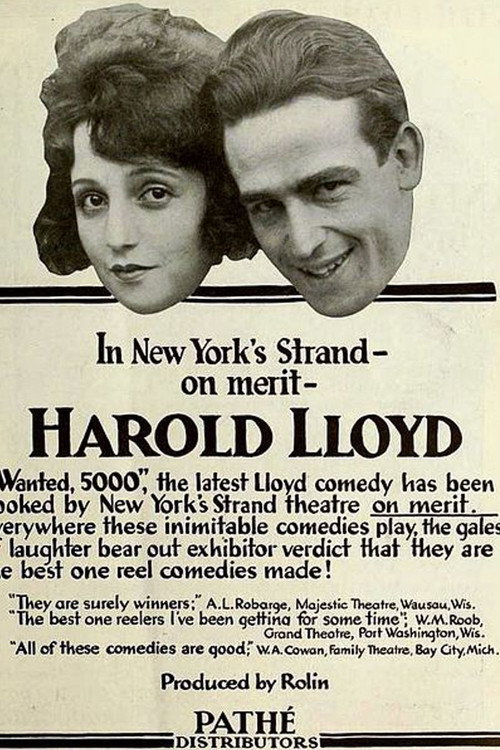 Movie poster for Wanted - $5,000 (1919)